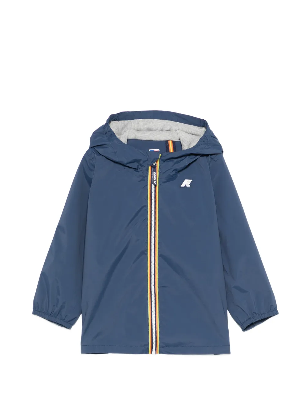 K Way Kids hooded zip jacket - Blu