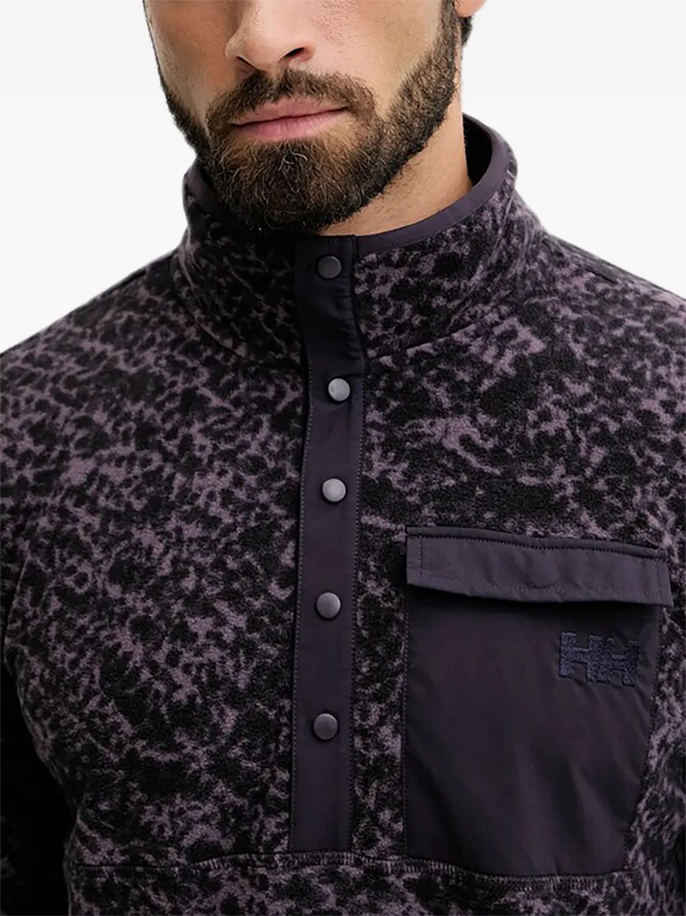 Helly Hansen Sweater met borstzak Paars