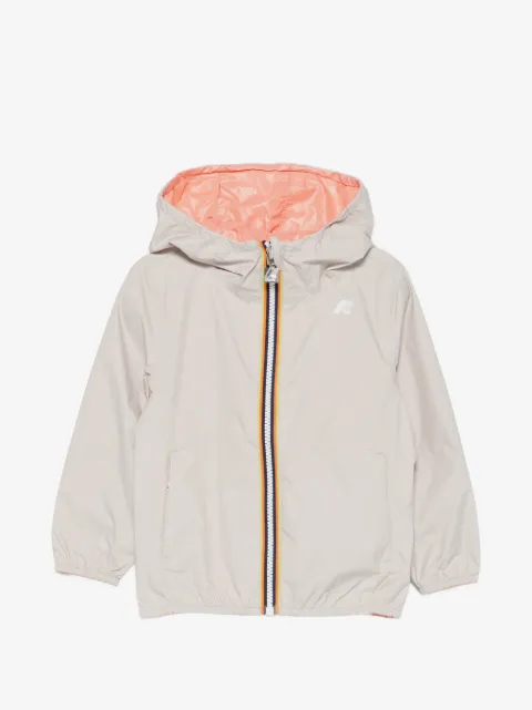 K Way Kids stripe hooded jacket