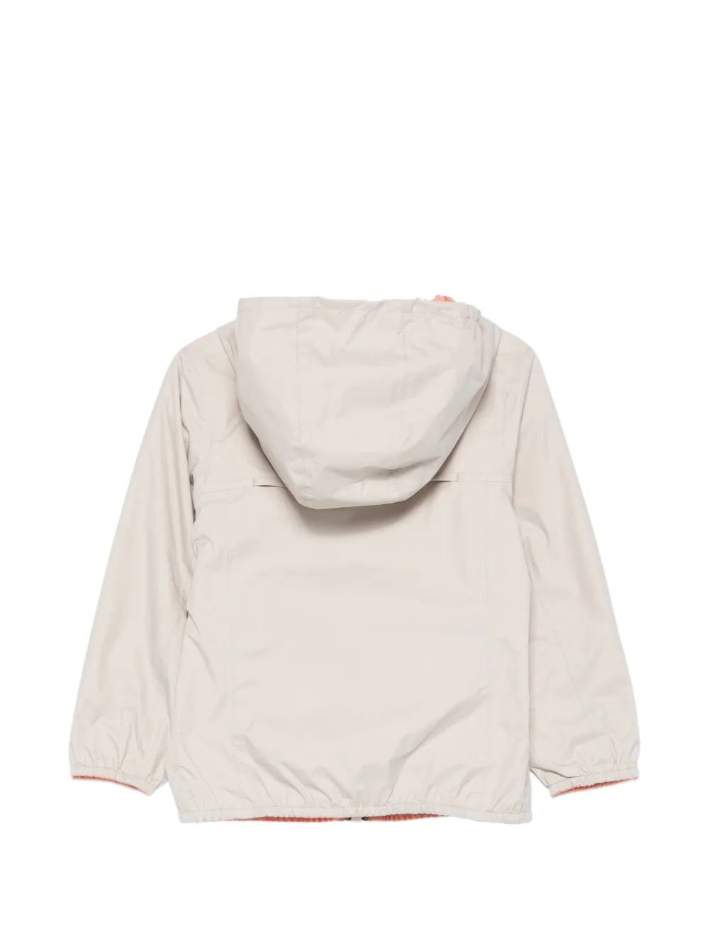 K Way Kids Gestreept jack met capuchon Beige
