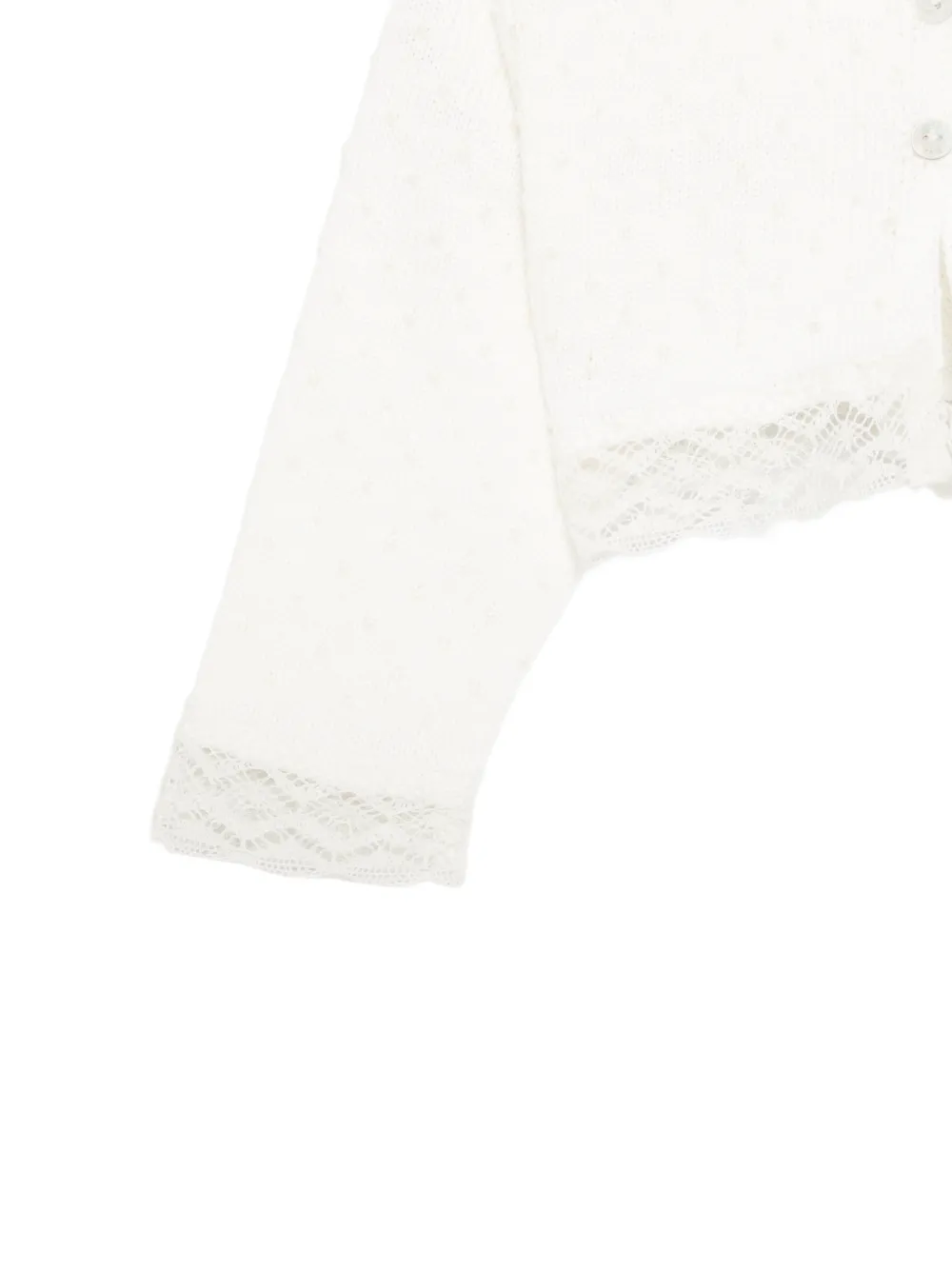 Lace Cropped Cardigan