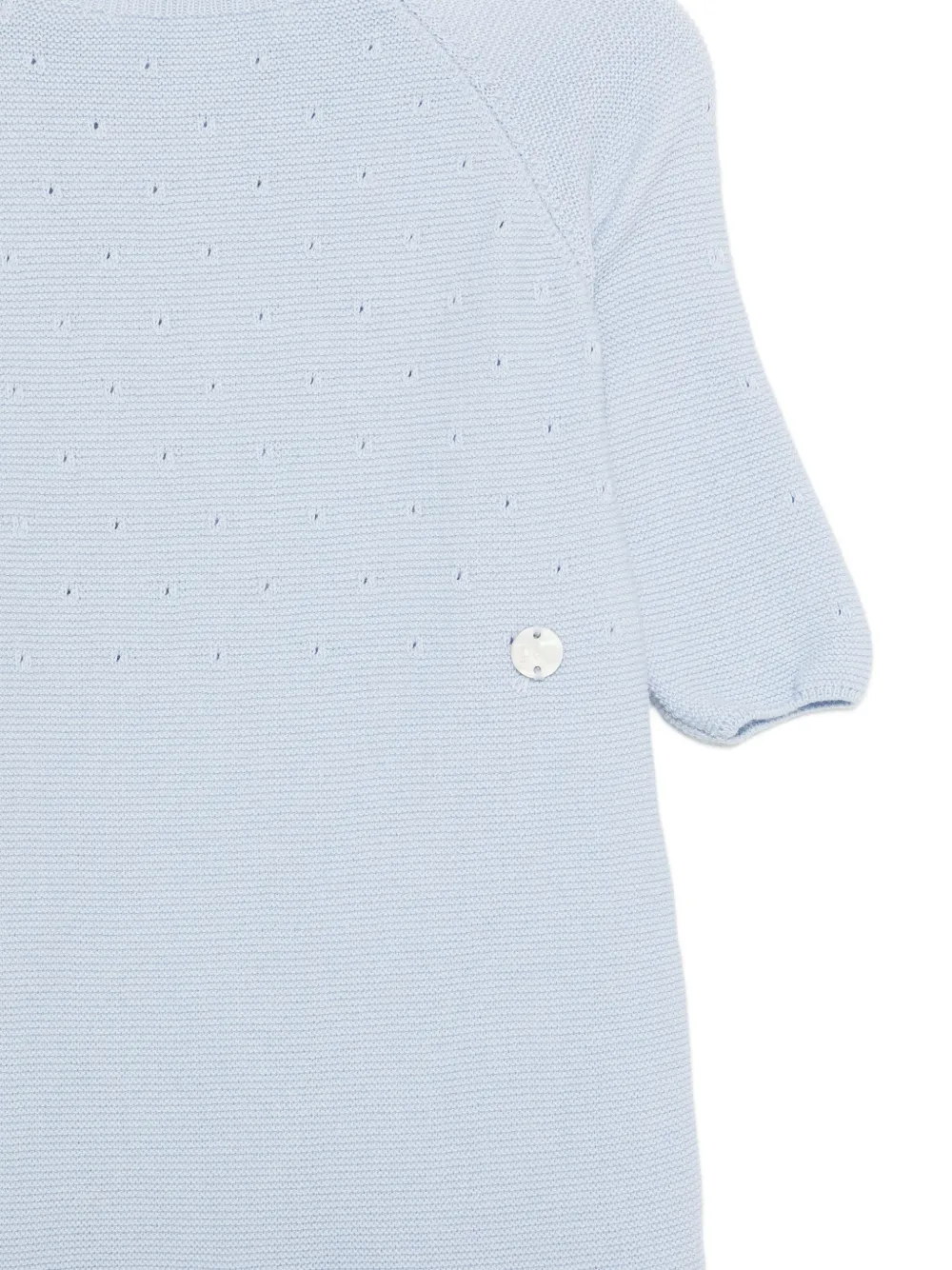 Paz Rodriguez Pyjama met geperforeerde details Blauw