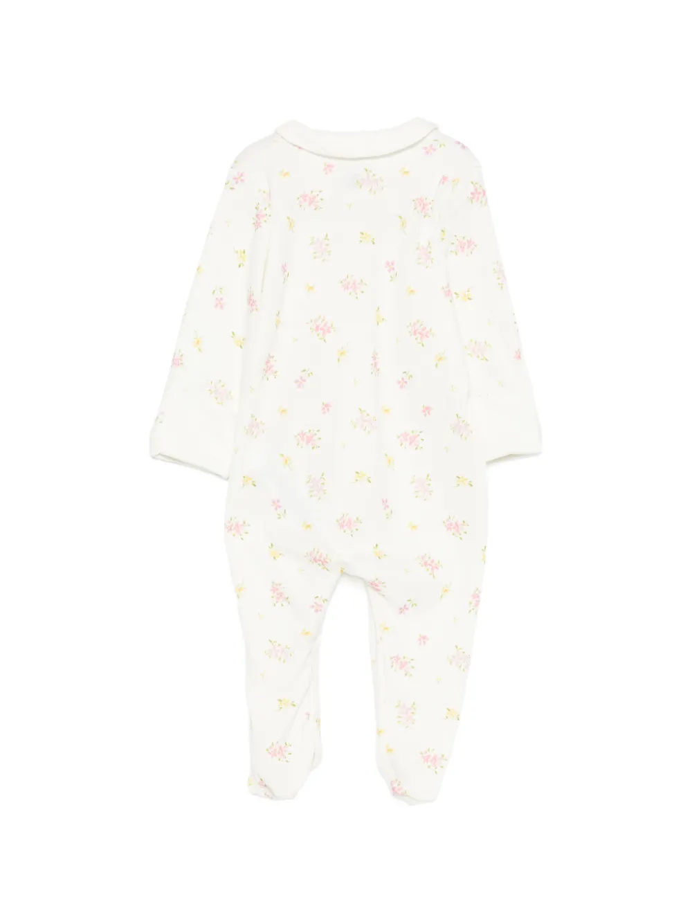  Petit Bateau Floral-print Pajama - Neutrals 