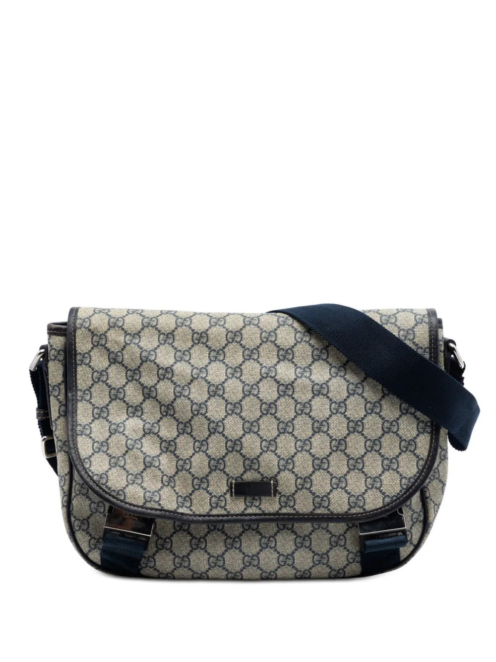 Gucci Pre-Owned 2016-2025 GG Supreme crossbody bag - Grigio