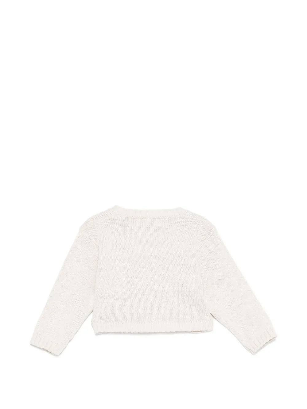  La Stupenderia Buttoned Cardigan - Neutrals 