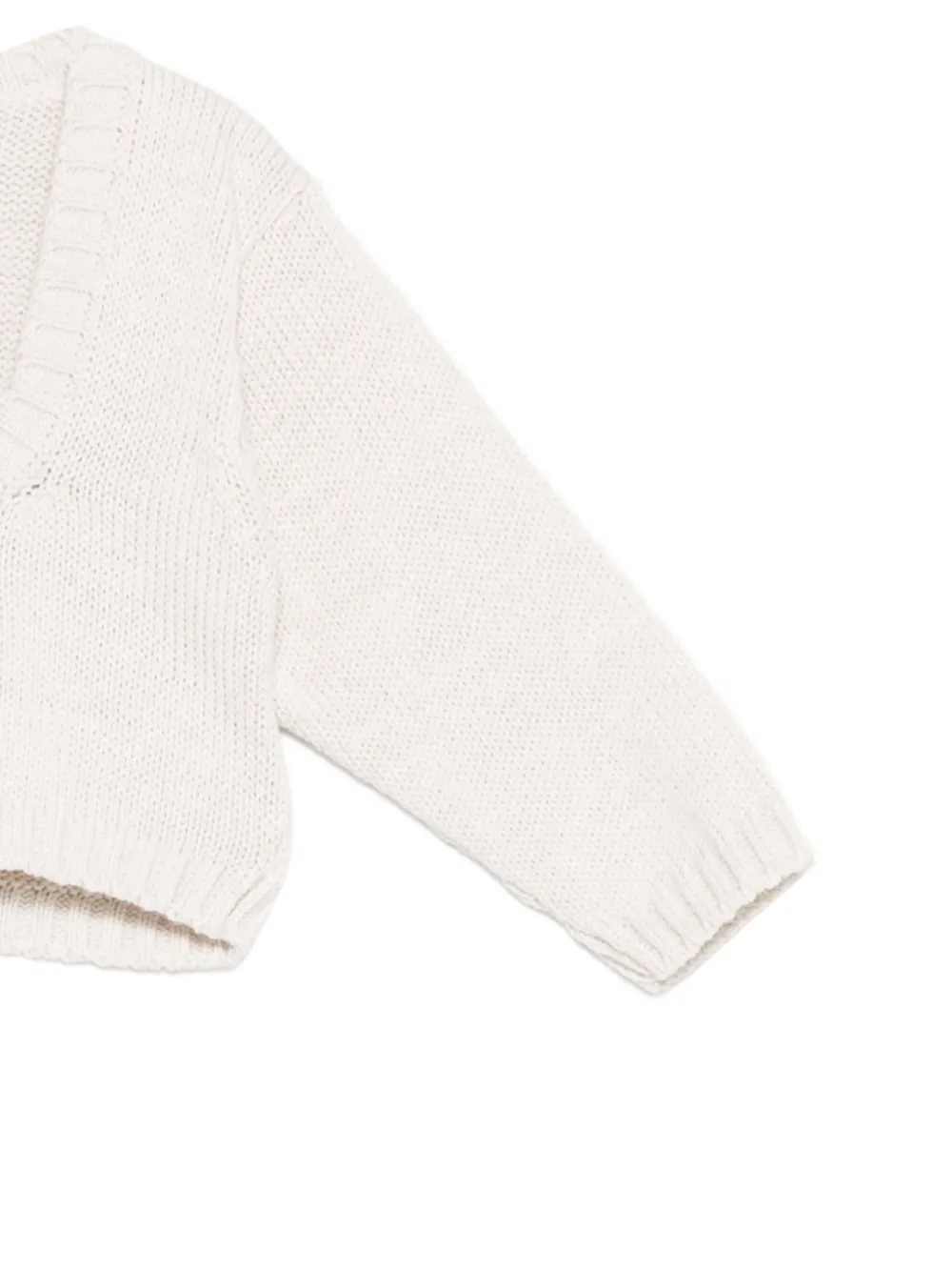  La Stupenderia Buttoned Cardigan - Neutrals 