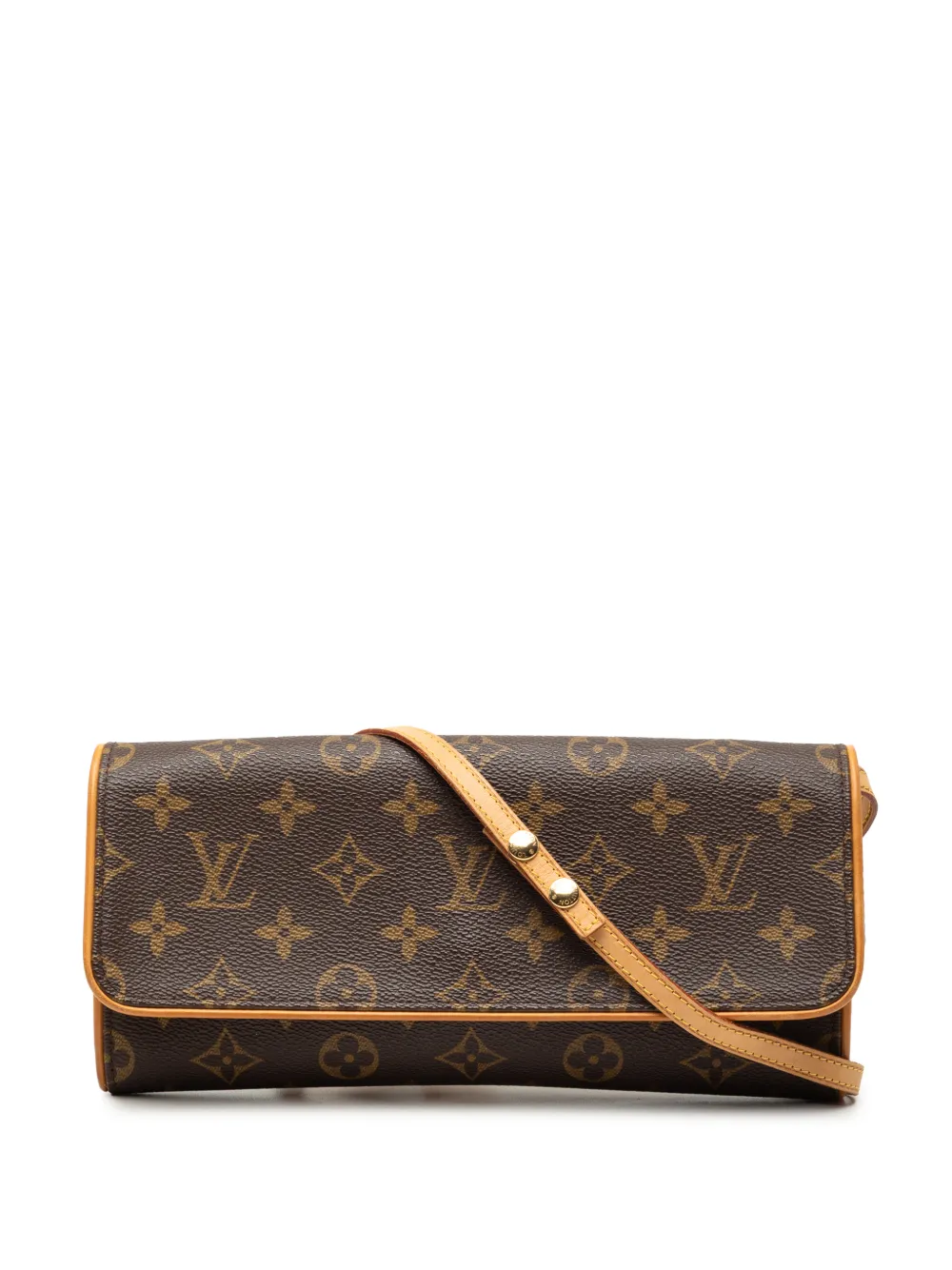Louis Vuitton Pre-Owned 1999 Monogram Pochette Twin GM crossbody bag - Brown