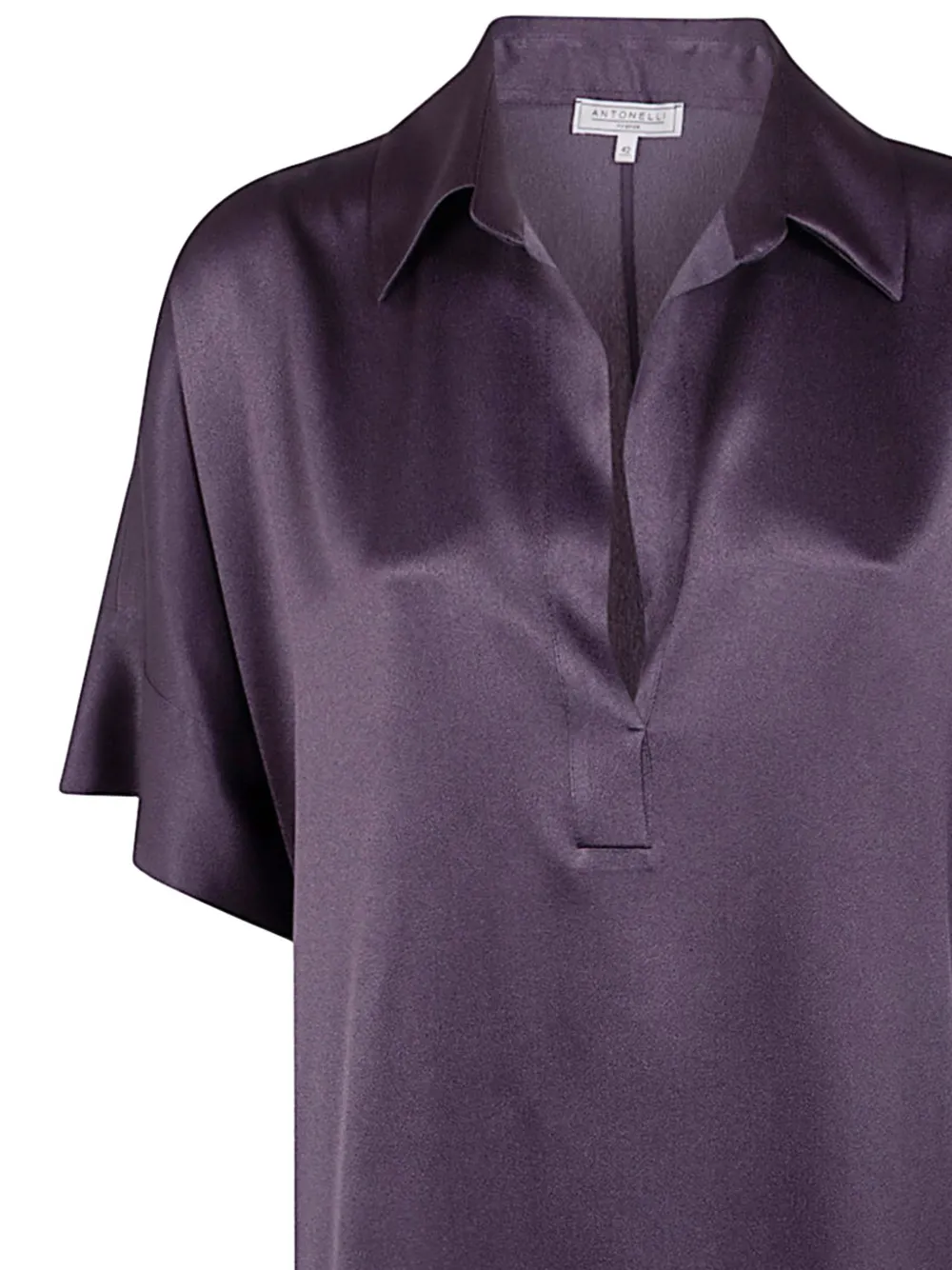  Antonelli Collared Shift Dress - Purple 