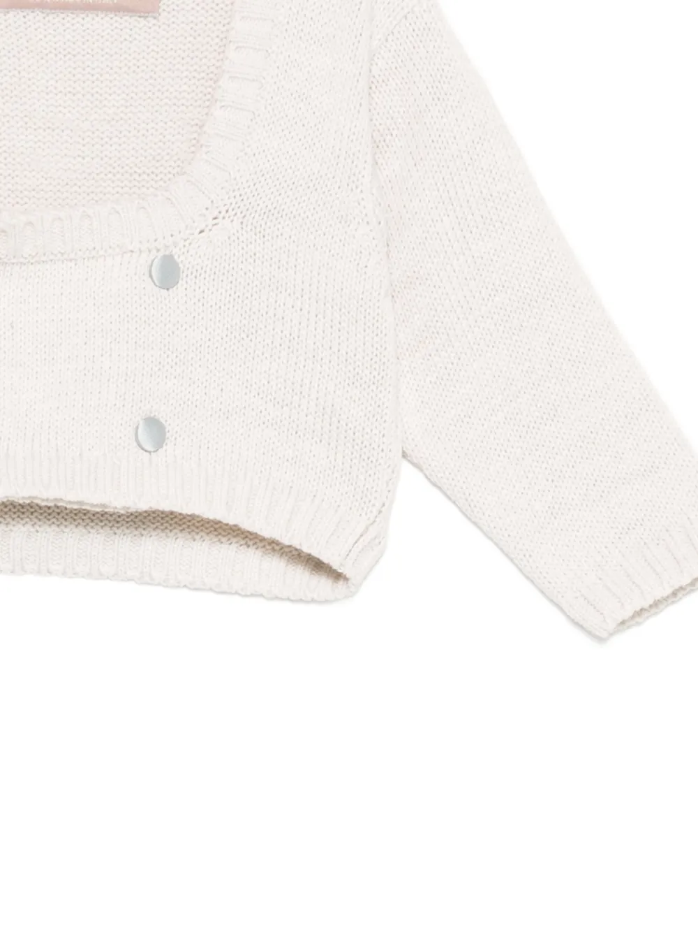  La Stupenderia Buttoned Cardigan - Neutrals 