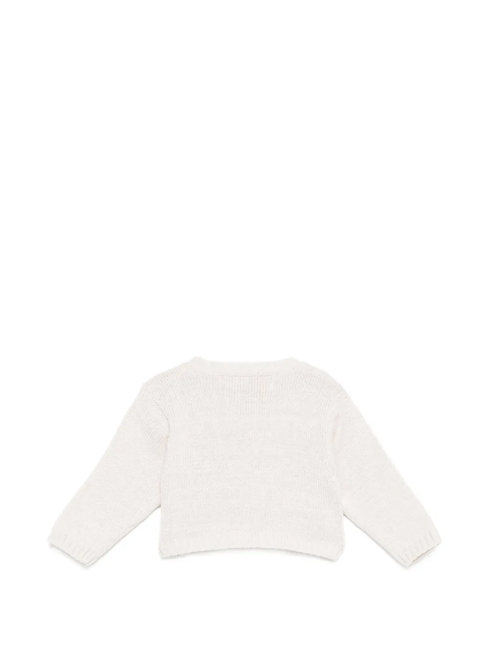  La Stupenderia Buttoned Cardigan - Neutrals 