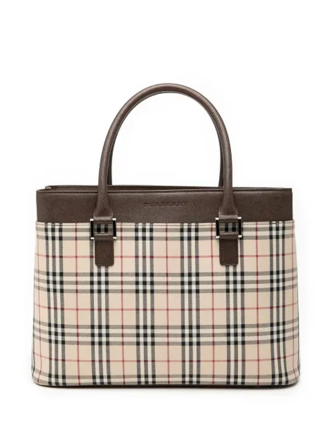 Burberry Pre-Owned 2000-2017 House Check Canvas tote bag