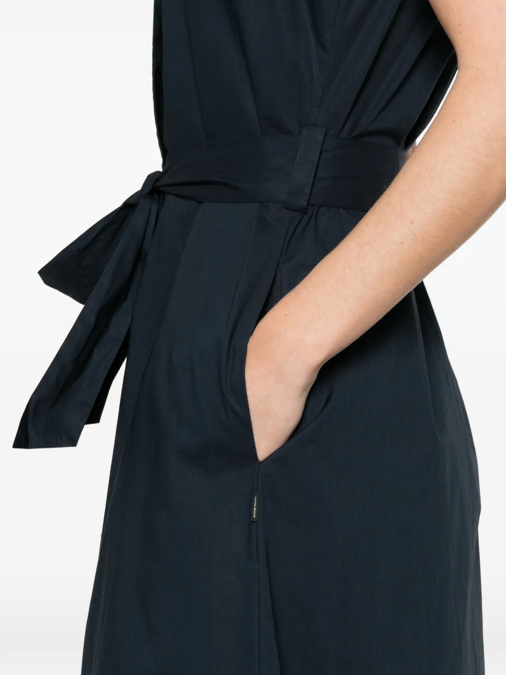 Woolrich Midi-blousejurk met knopen en ceintuur Blauw