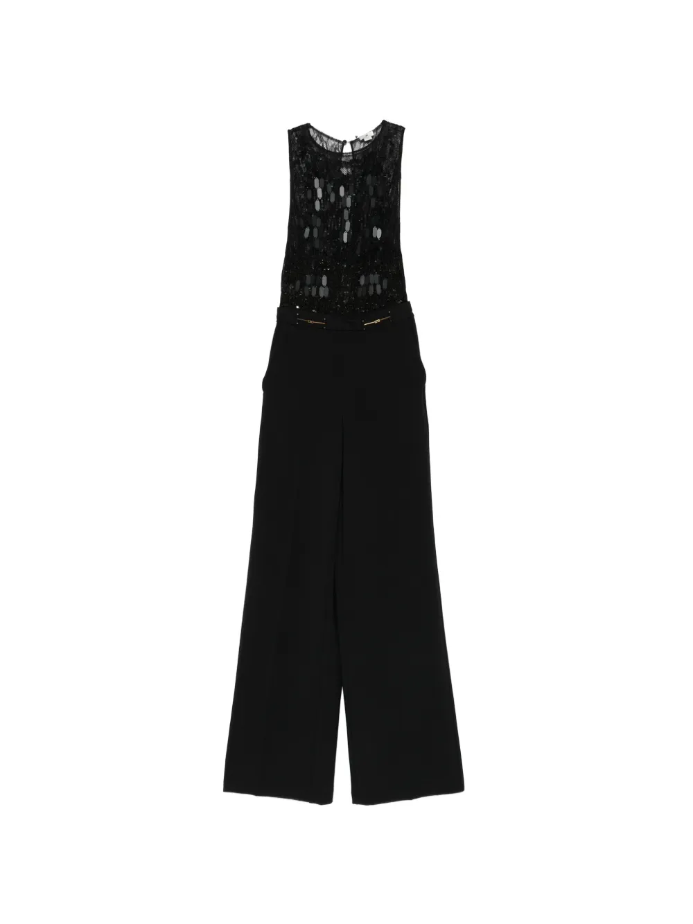 Elisabetta Franchi sequin-embelished jumpsuit - Nero