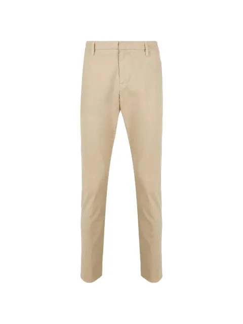DONDUP belt-loops straight-leg trousers
