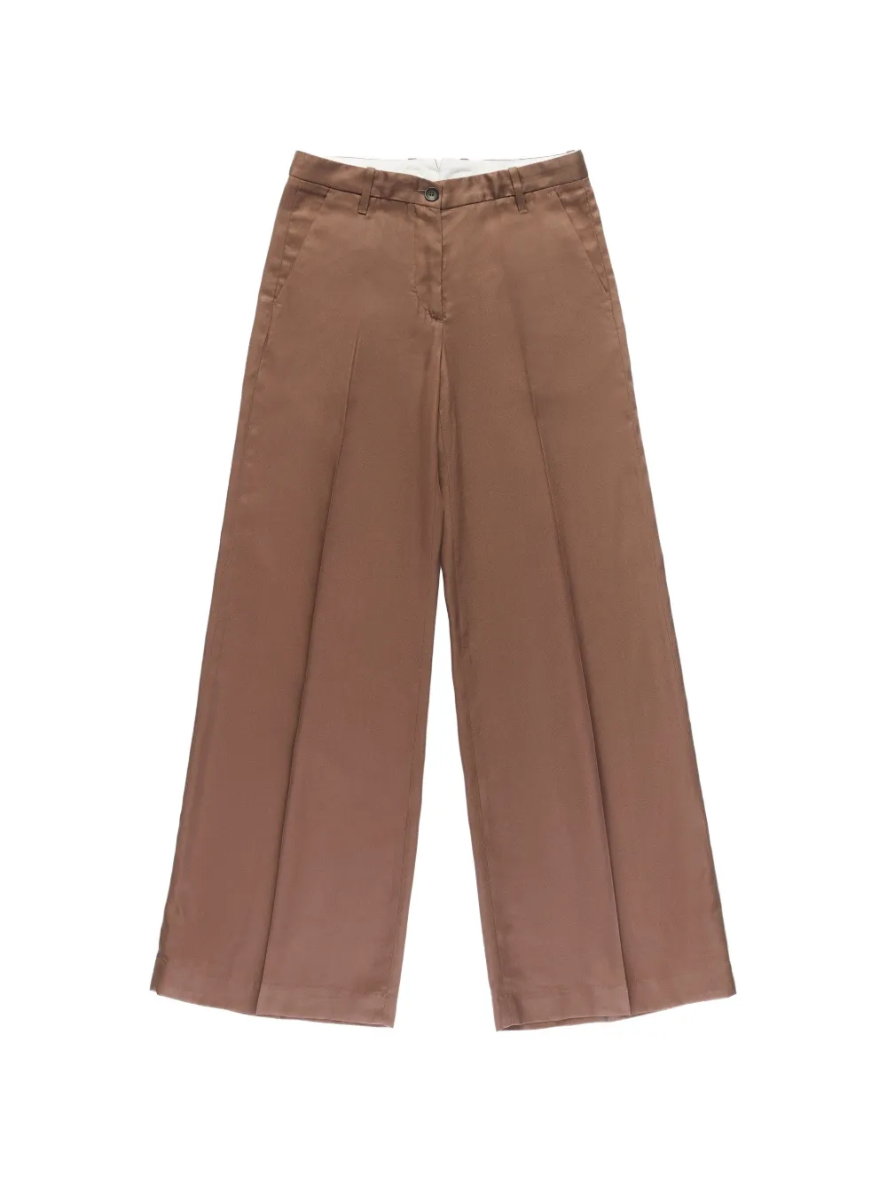 Nine In The Morning Nadia straight trousers - Marrone