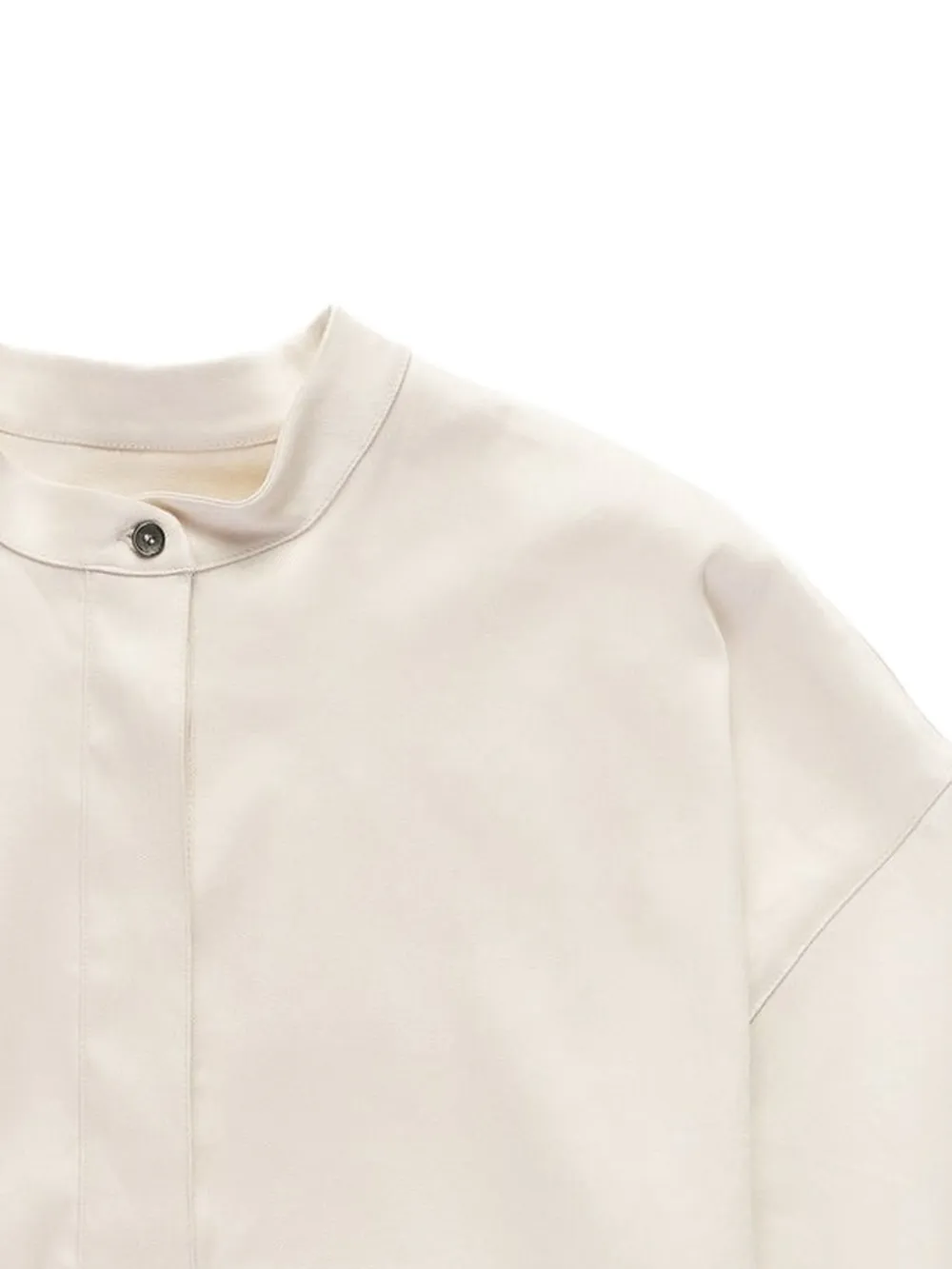  Nine In The Morning Angela Button-detail Blouse - Neutrals 