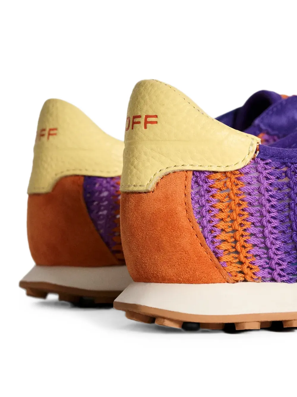 Hoff Bridge gebreide sneakers met vlakken Paars