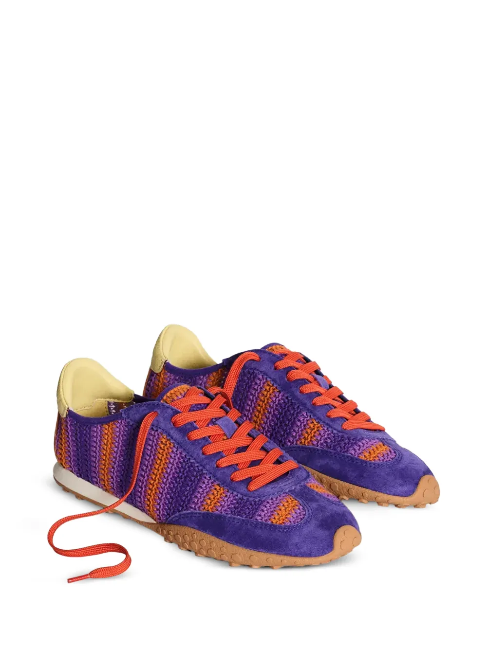 Hoff Bridge gebreide sneakers met vlakken Paars