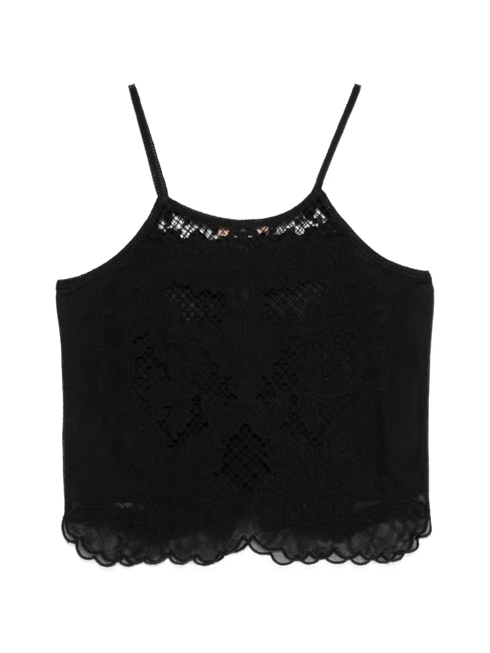 TWINSET embroidered top - Nero
