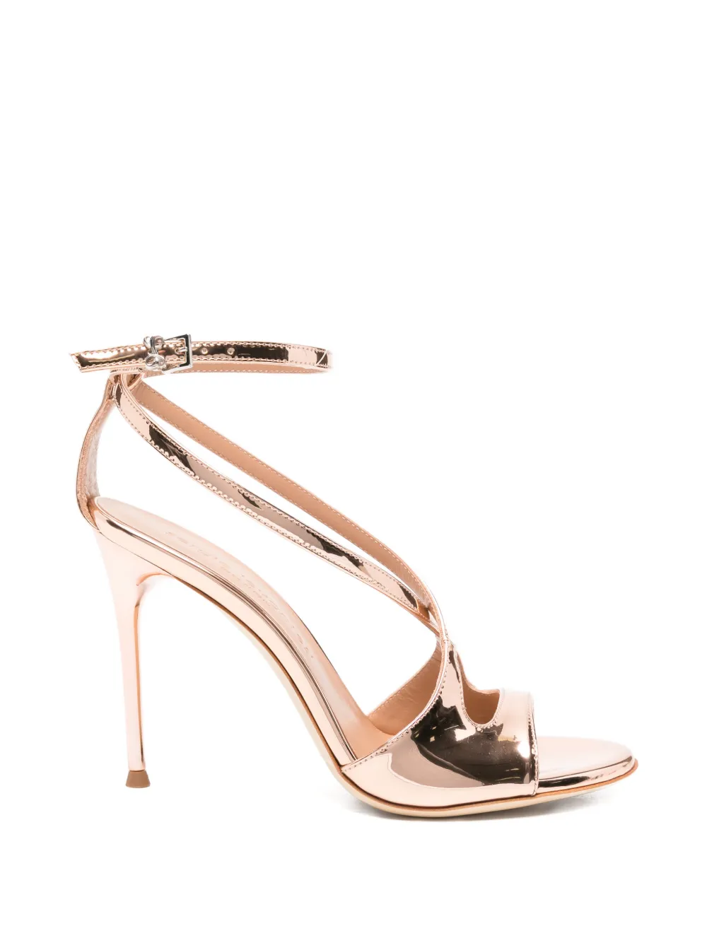 Sergio Levantesi Criss-cross Strap Sandals In Neutral