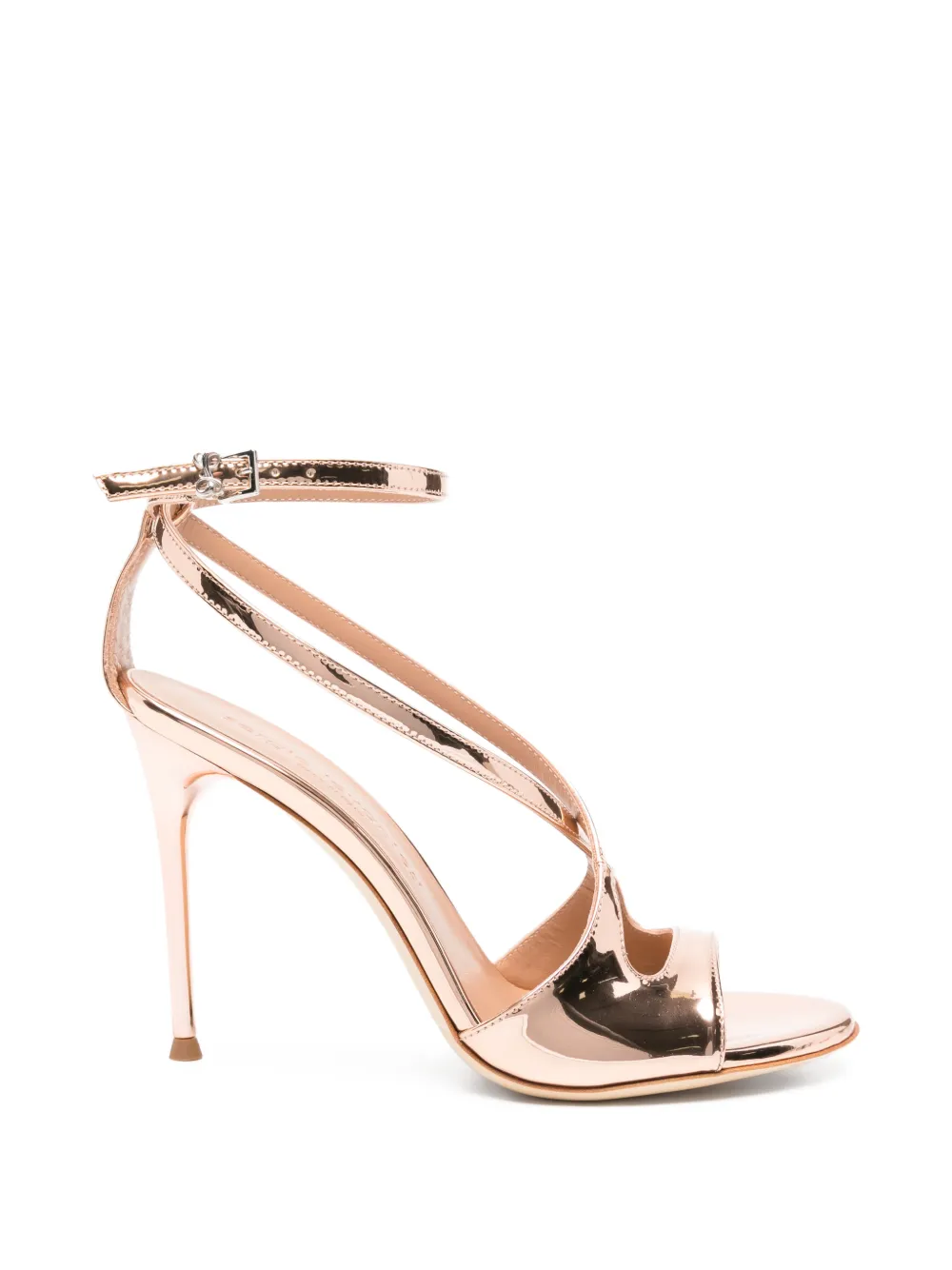 Sergio Levantesi Sandalen met gekruiste bandjes Beige