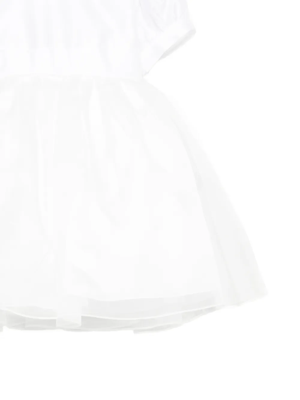 Bow-Detail Organza Dress