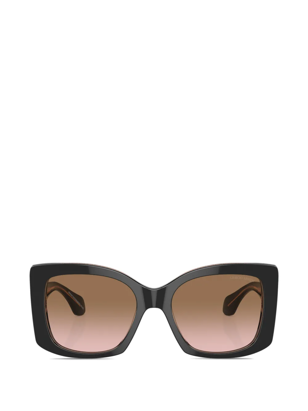 Giorgio Armani oversize-frame sunglasses - Nero