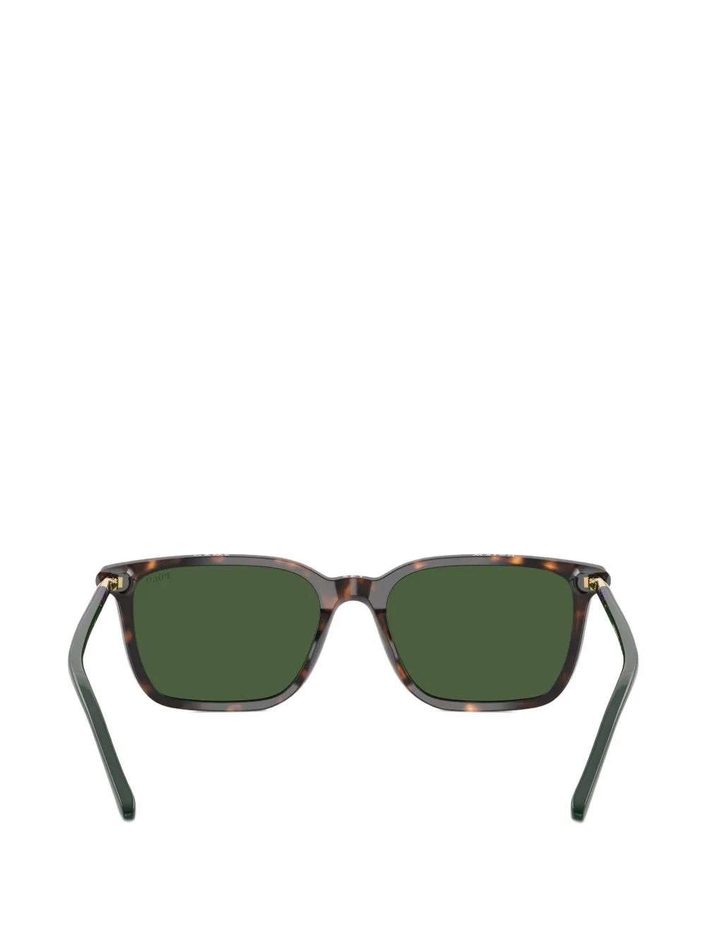 POLO RALPH LAUREN EYEWEAR Zonnebril met vierkant montuur Bruin