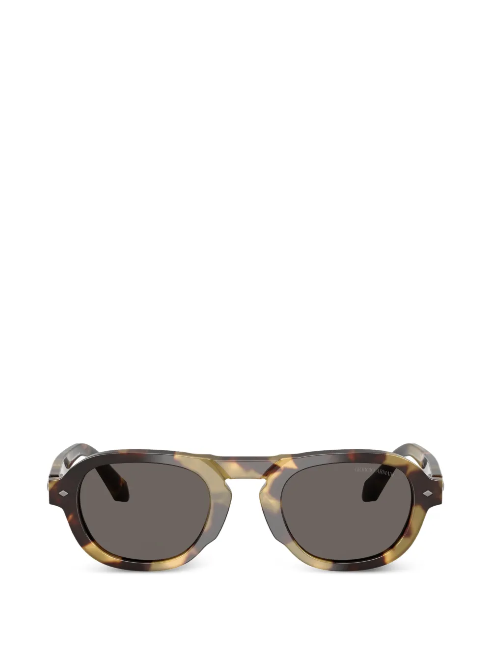 Giorgio Armani logo-detail sunglasses - Marrone