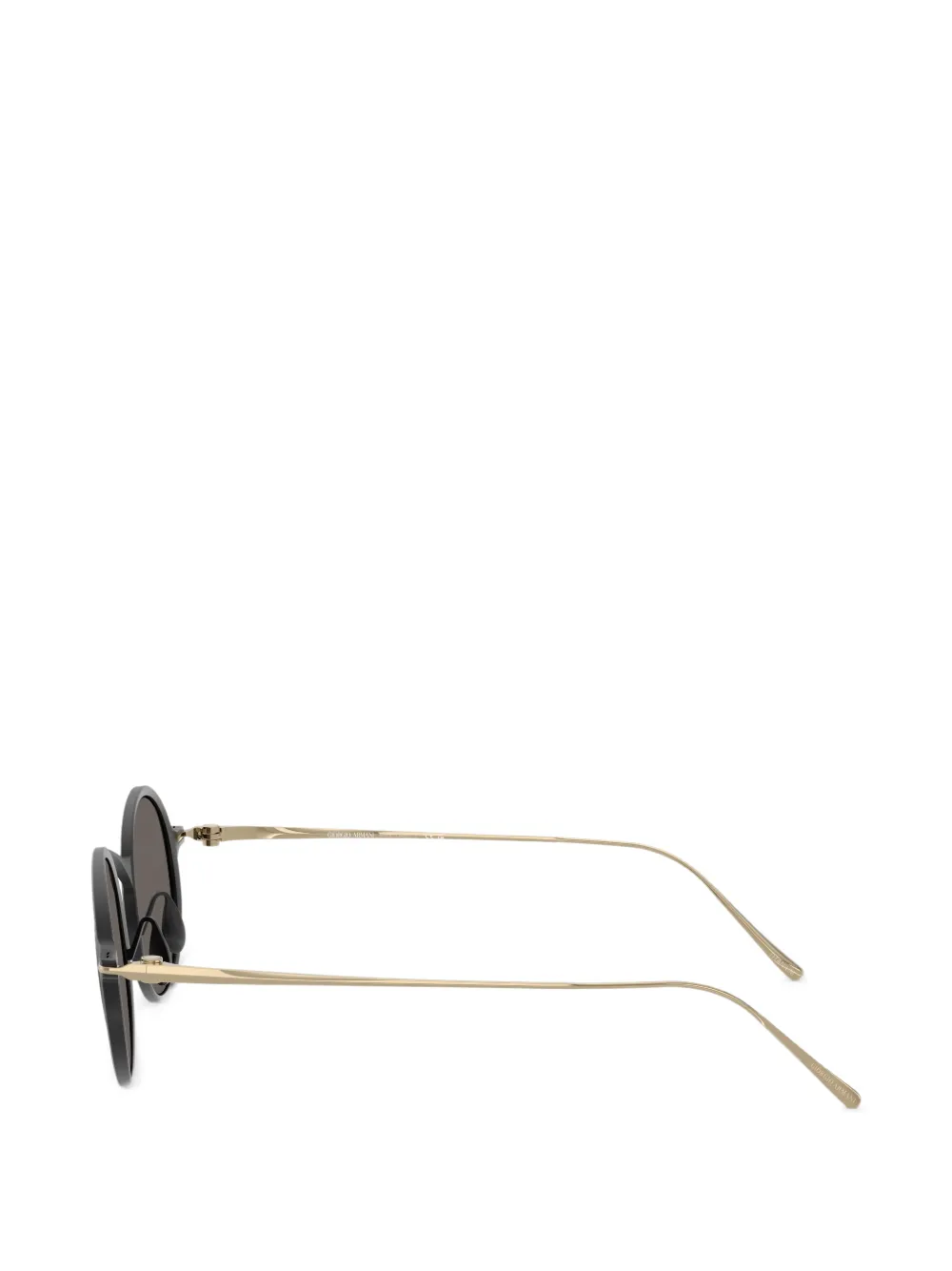  Giorgio Armani Round-frame Sunglasses - Gold 