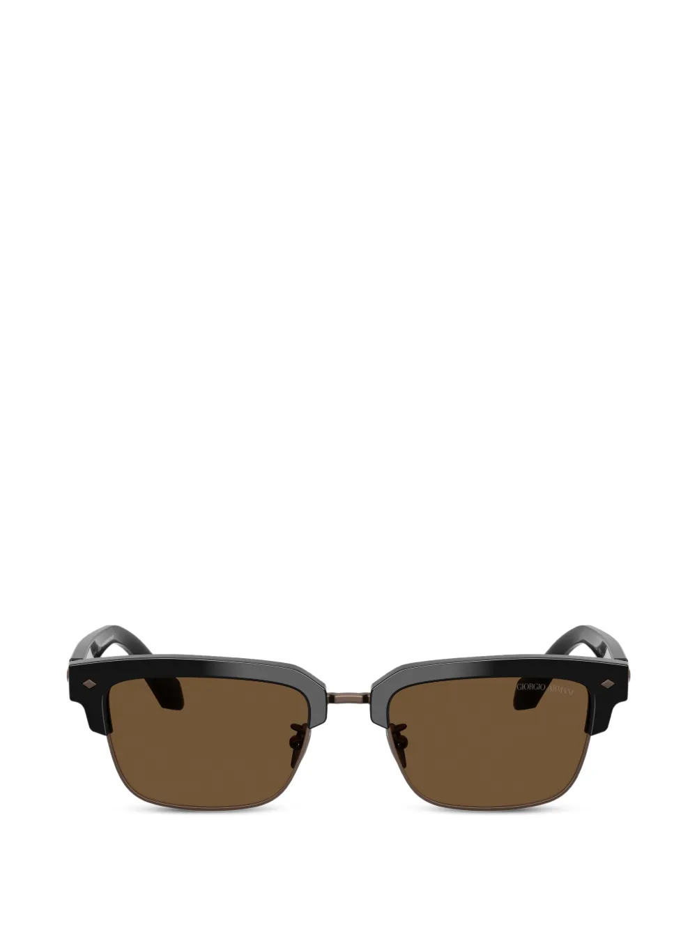 Giorgio Armani logo-detail sunglasses - Nero