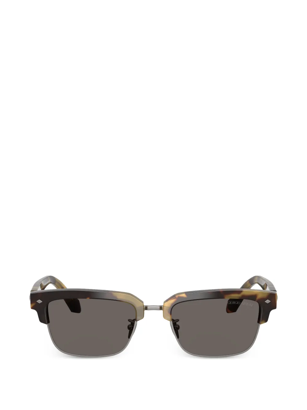 Giorgio Armani logo-detail sunglasses - Marrone
