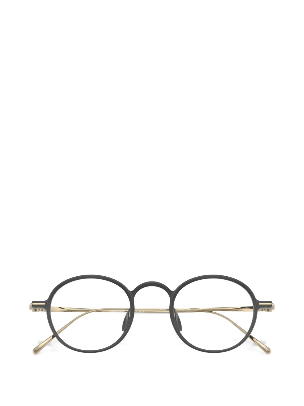 Giorgio Armani Bril met rond montuur Zwart