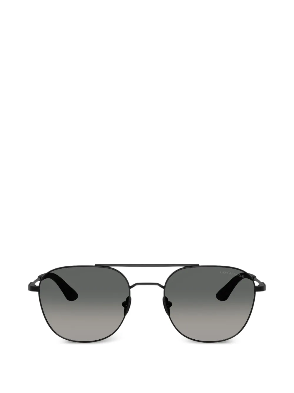 Giorgio Armani double-bridge sunglasses - Schwarz