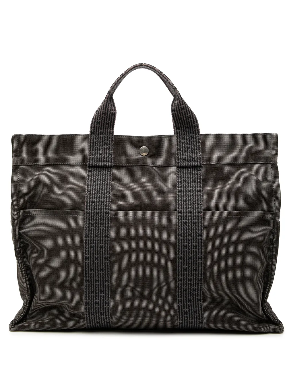 Hermès Pre-Owned 1990-2010 Canvas Herline MM tote bag - Grigio