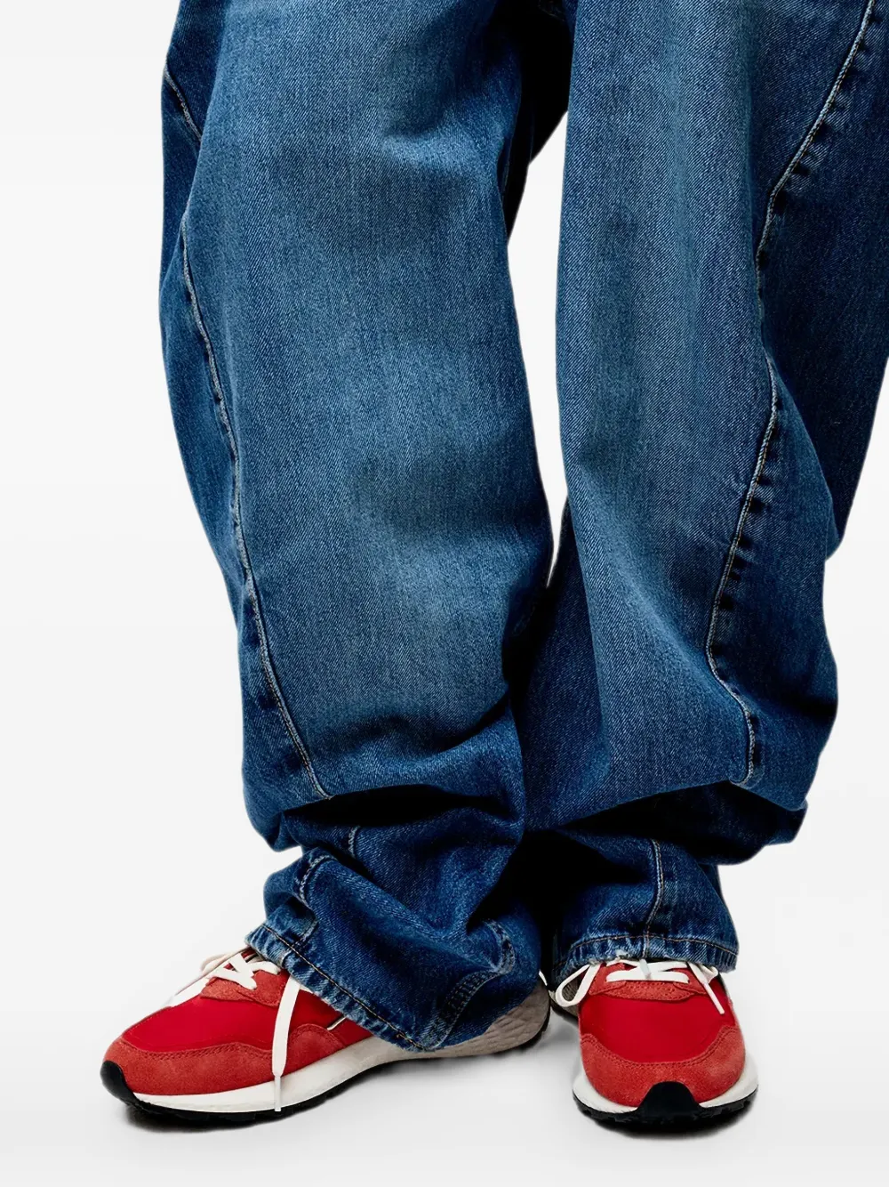 Hoff City MKII panelled lace-up sneakers Rood