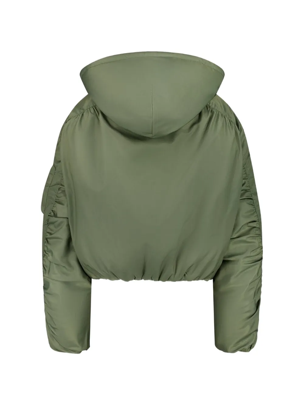  Srvc Studio Hooded Bomber Jacket - Green 