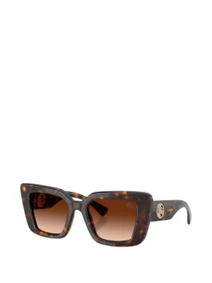 Prada Eyewear トータスシェル キャットアイ サングラス | ブラウン