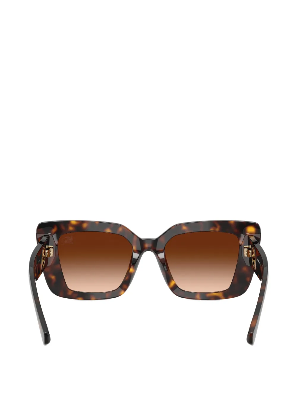 Burberry Eyewear Zonnebril met geometrisch montuur Bruin