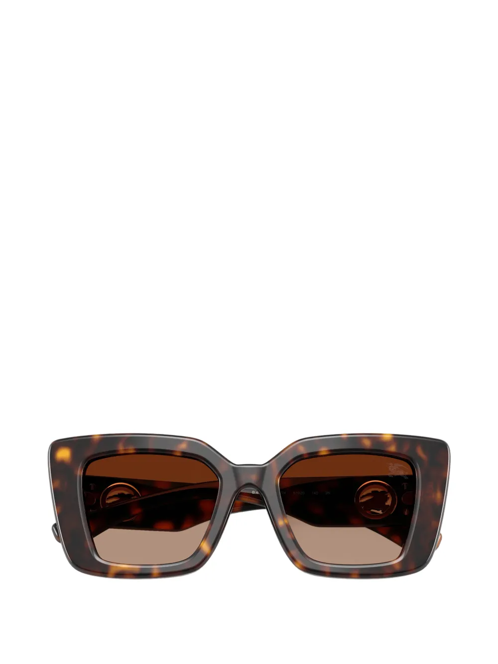 Burberry Eyewear Zonnebril met geometrisch montuur Bruin