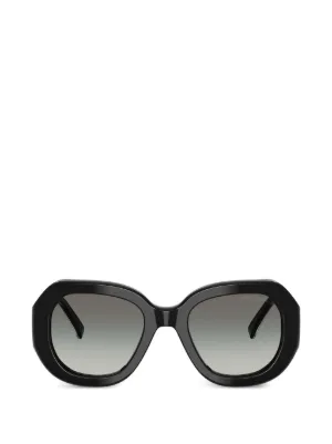 Palm Angels Miracle cat-eye Sunglasses | Black | FARFETCH AO display picture 2