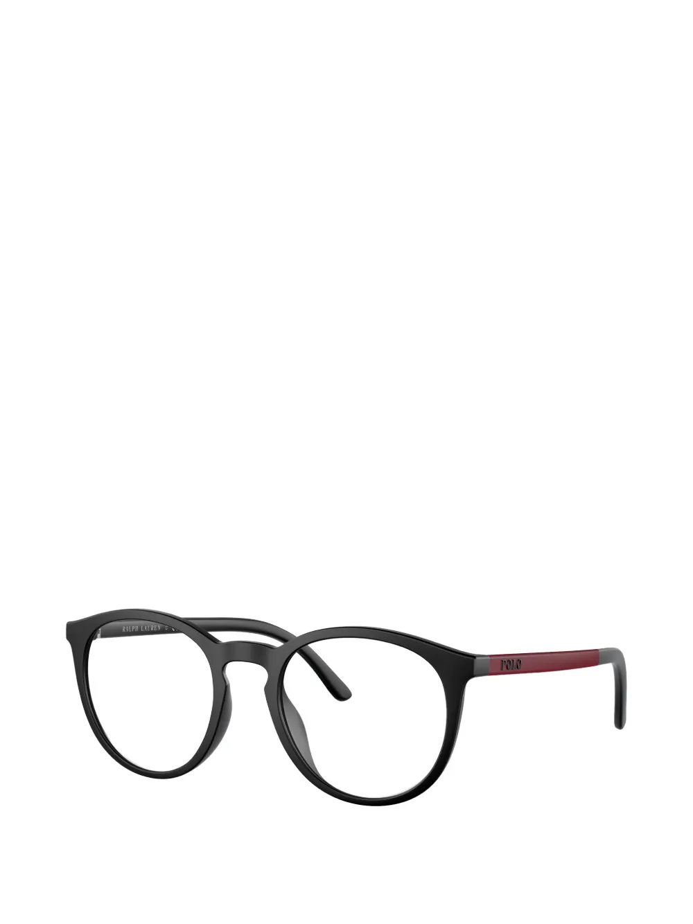 POLO RALPH LAUREN EYEWEAR Bril met rond montuur Zwart