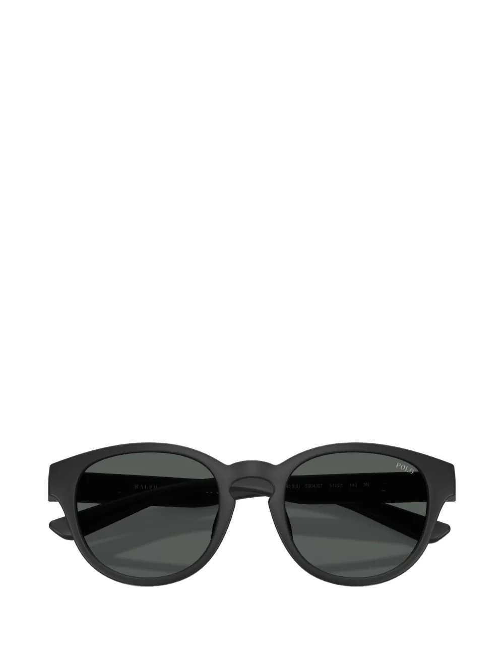 POLO RALPH LAUREN EYEWEAR Zonnebril met rond montuur Grijs