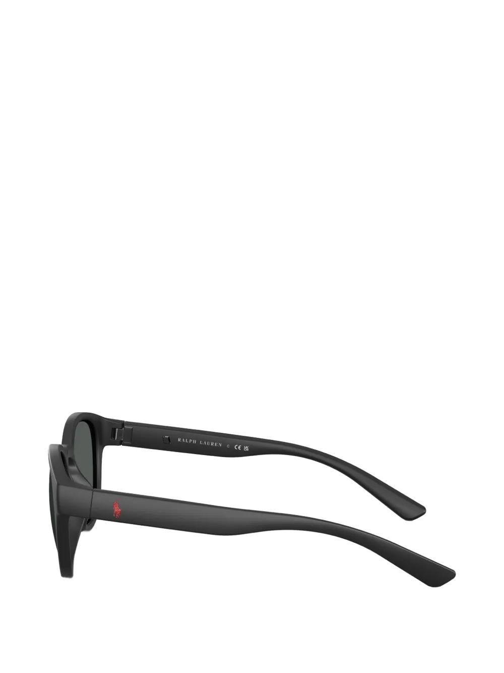 POLO RALPH LAUREN EYEWEAR Zonnebril met rond montuur Grijs