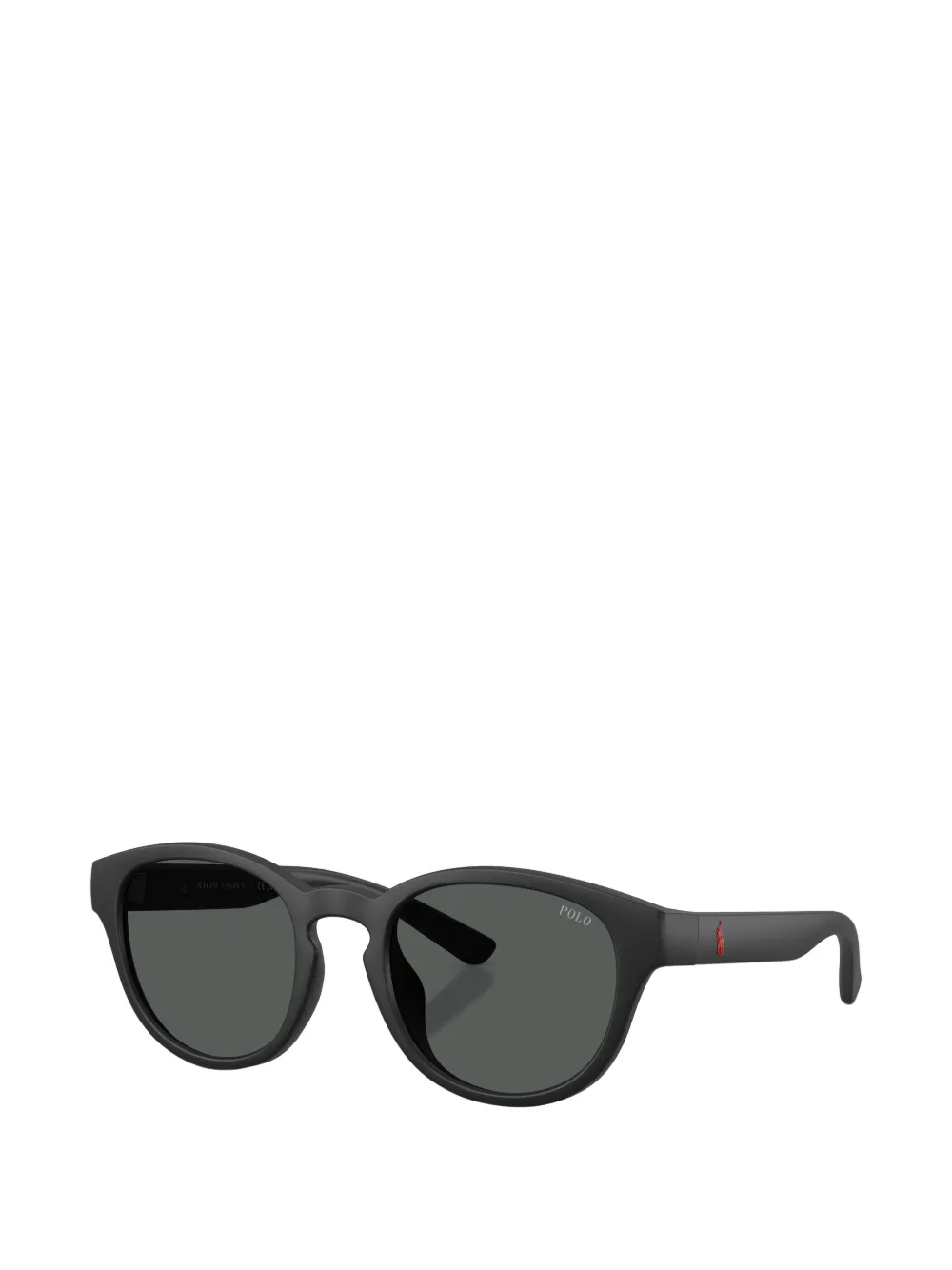 POLO RALPH LAUREN EYEWEAR Zonnebril met rond montuur Grijs