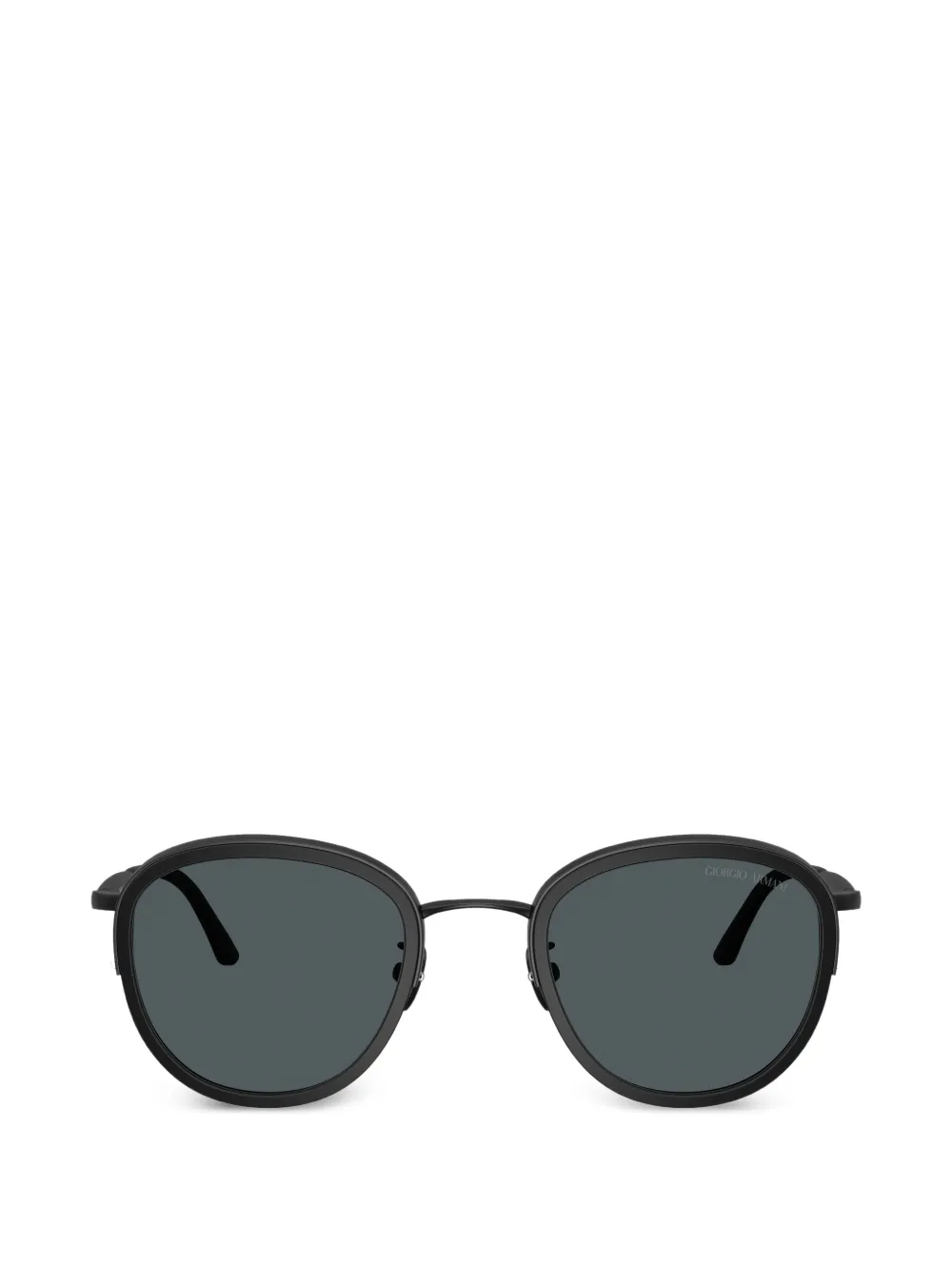 Giorgio Armani round-frame sunglasses - Schwarz