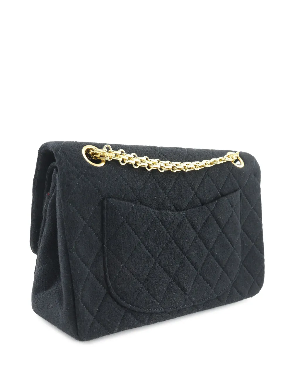 1986-1988 Small Classic Jersey Chain Double Flap Shoulder Bag