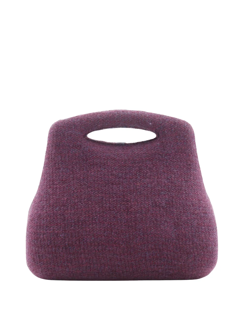 Pre-owned Chanel 1997-1999 Jersey Millennium 2005 Hard Case Hip Bag Satchel In Purple