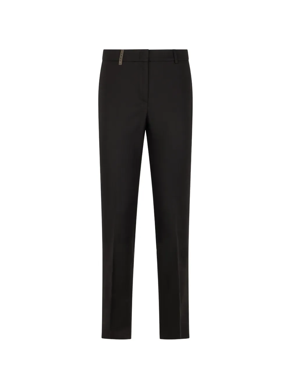Peserico slit-hem trousers - Nero