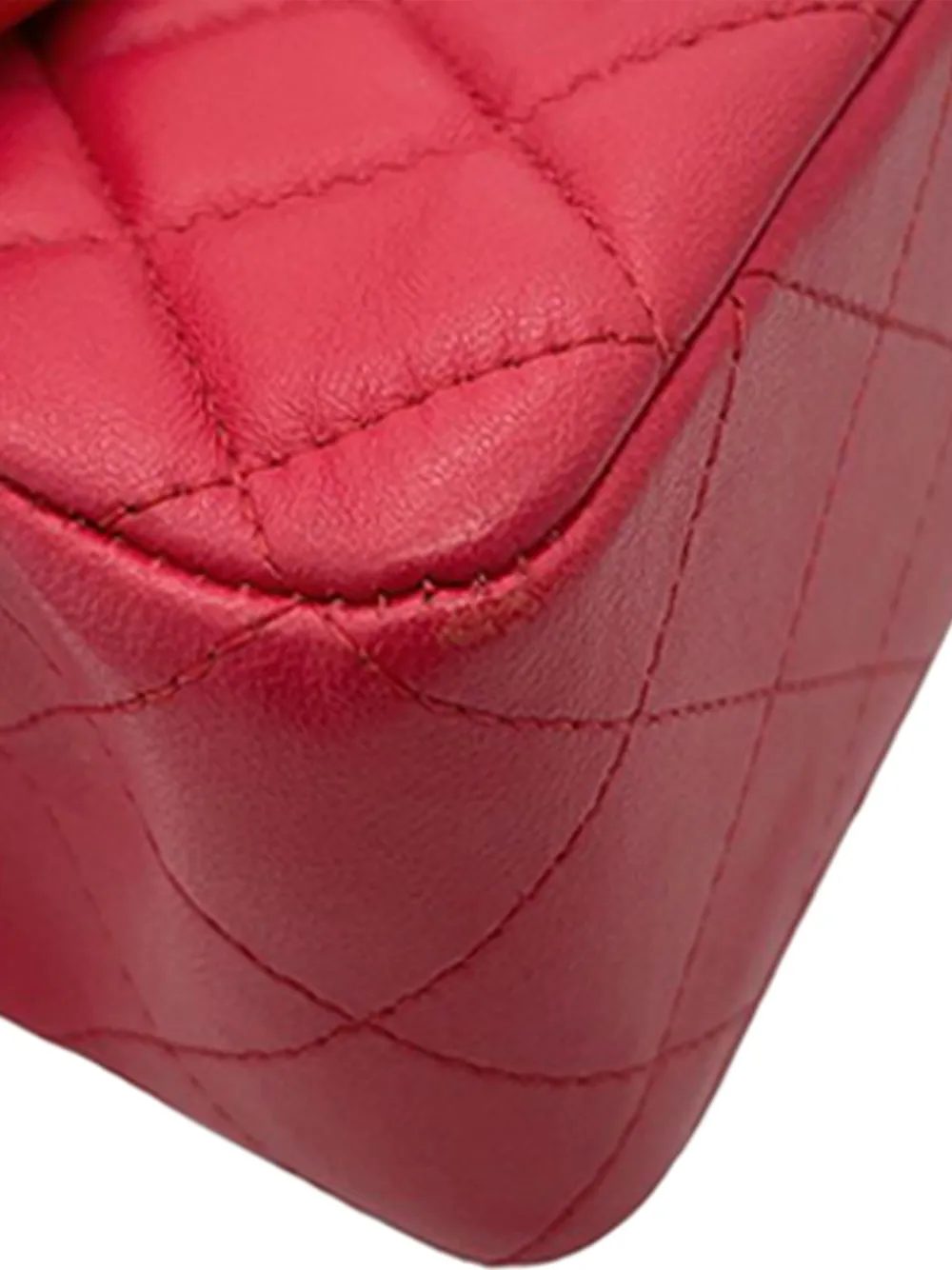 2015-2016 Mini Rectangular Classic Lambskin Single Flap Crossbody Bag